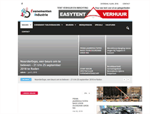 Tablet Screenshot of evenementenindustrie.nl